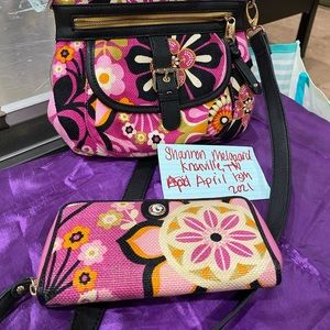 Spartina purse and wallet set